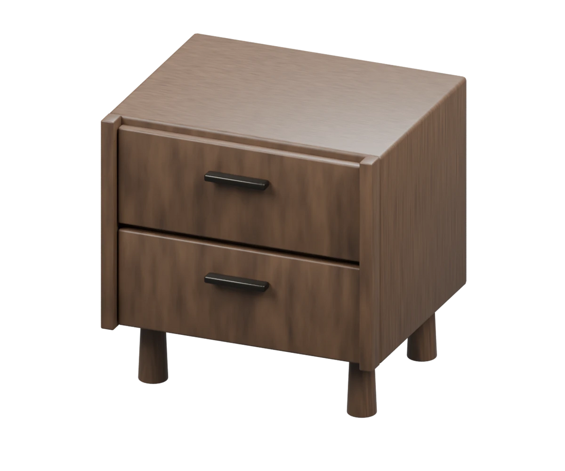 KLIK Afaq Two-Drawer Bedside
