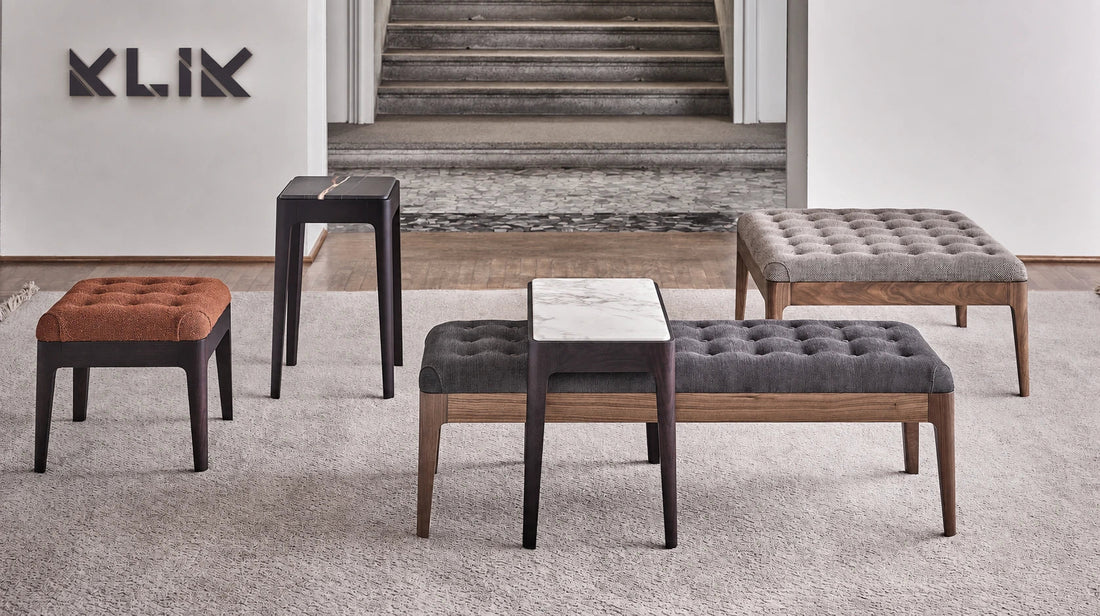 KLIK Nawa Bench & Stool — Bedroom Bench & Stool