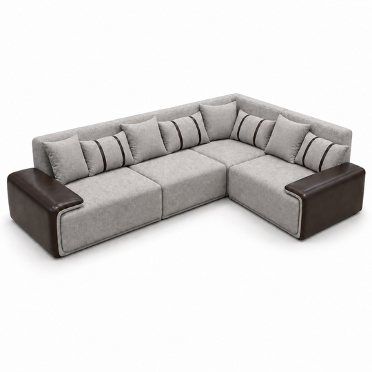 Tolin Sectional Sofa — Overall product view showing its shape and base