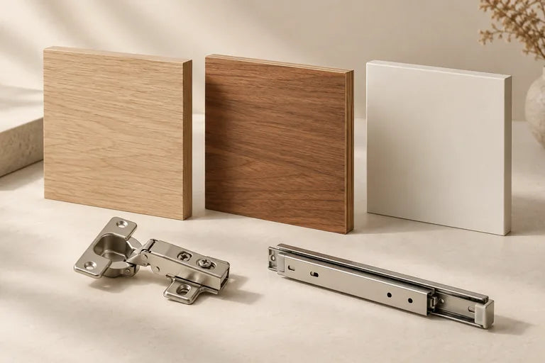 Material illustration: The finish completes the piece