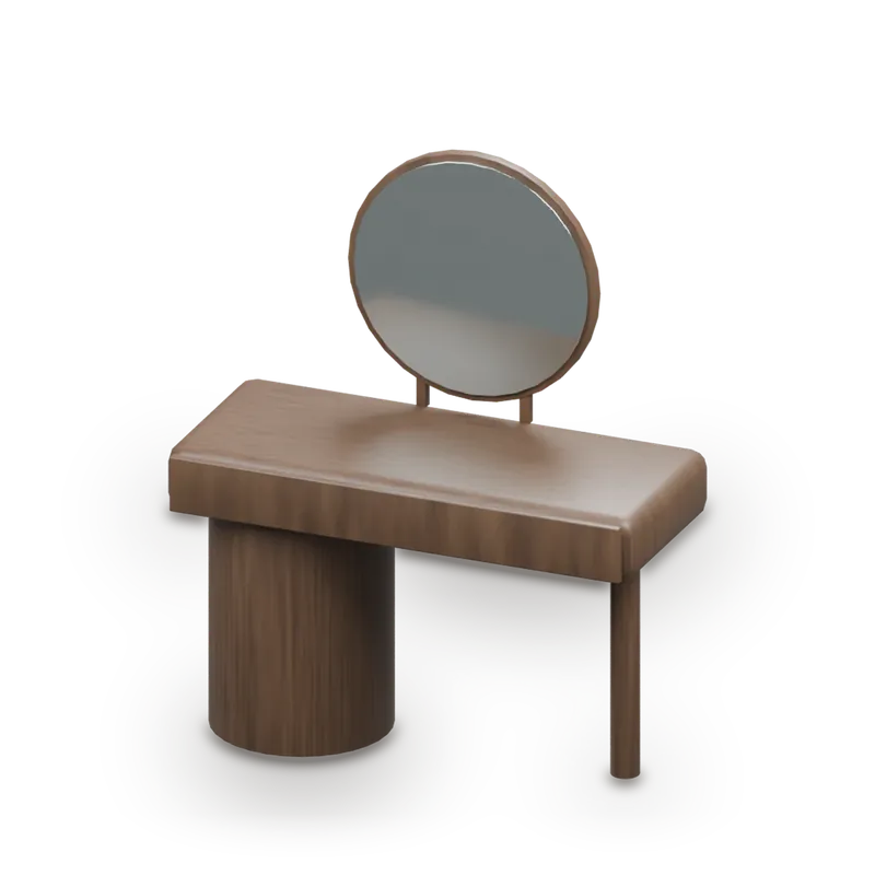 Hala Drum-Pedestal Vanity