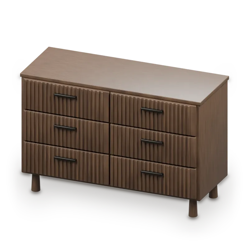 Reed Fluted Dresser