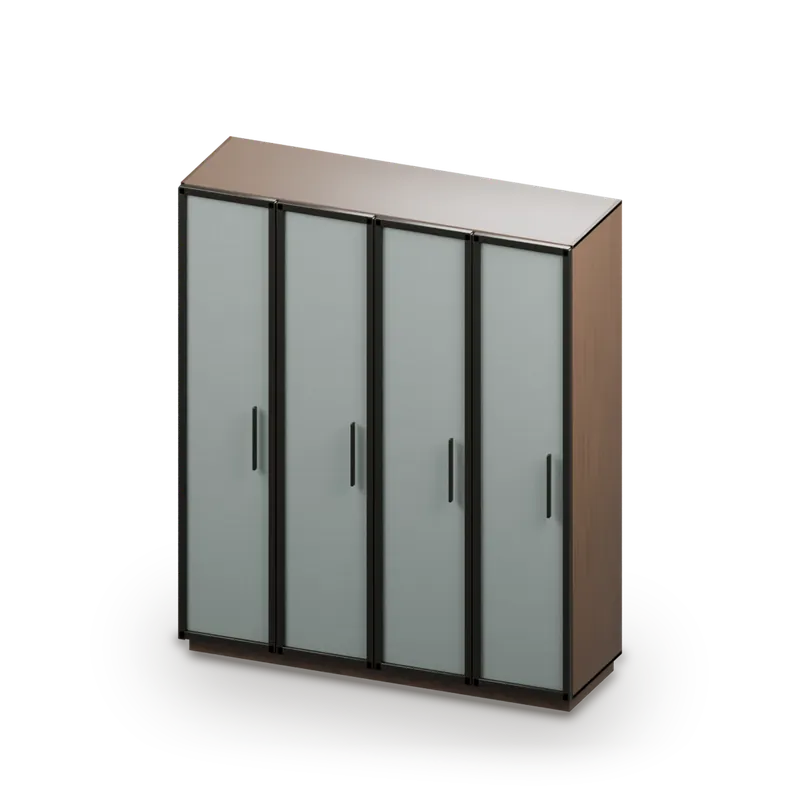 Samaa Glass Wardrobe