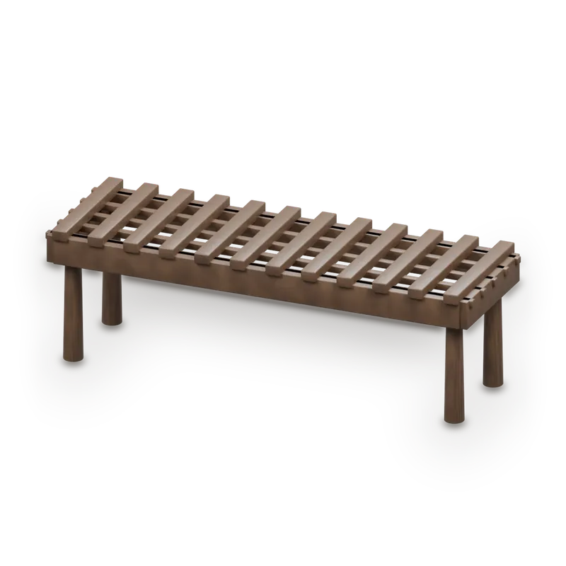 Sondos Woven-Timber Bench