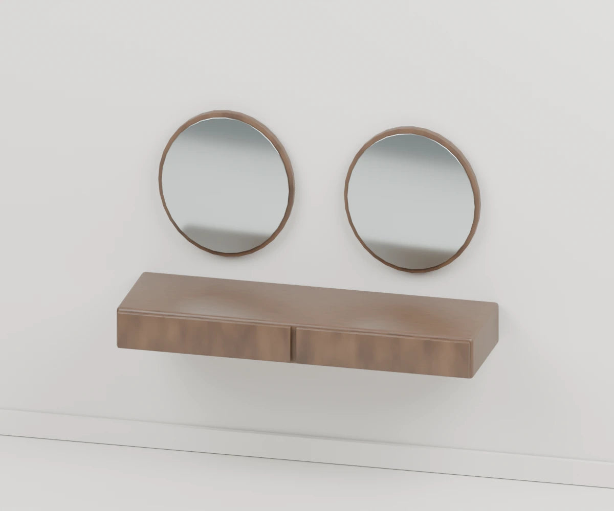 KLIK Qamar Twin-Mirror Vanity