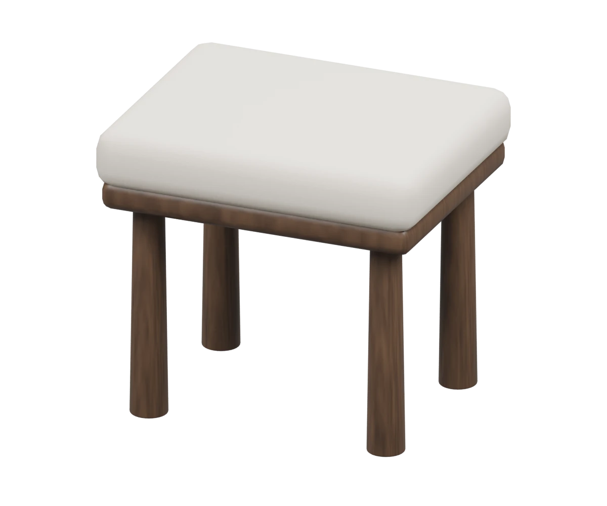KLIK Sahil Upholstered Stool