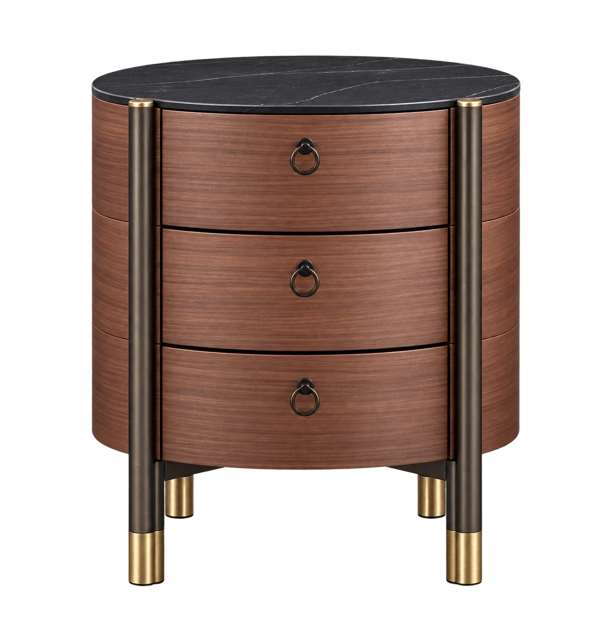 KLIK Dana Round Bedside — Bedside Table