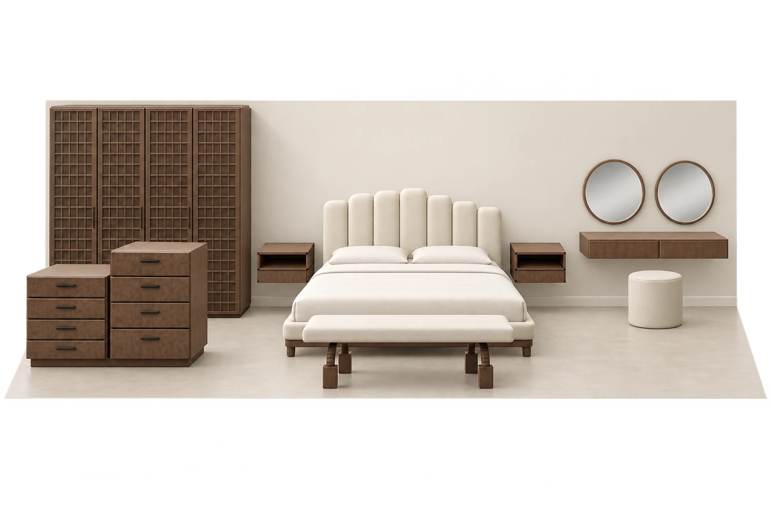 KLIK Qamar Bedroom Set