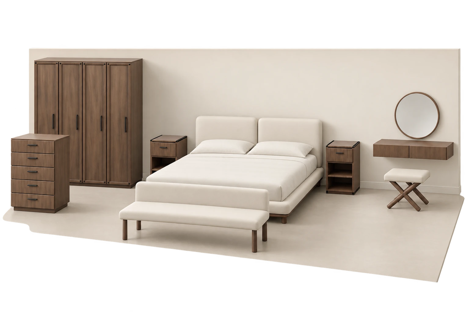 KLIK Rimal Bedroom Set