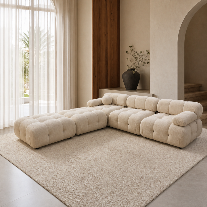 Brensis Sectional Sofa - lifestyle front-left view