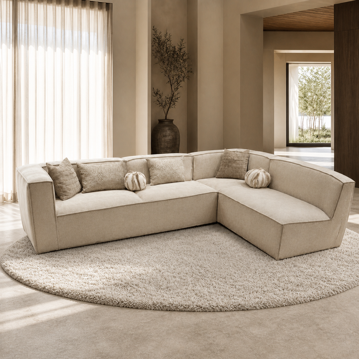 Julia Sectional Sofa - lifestyle front-left view