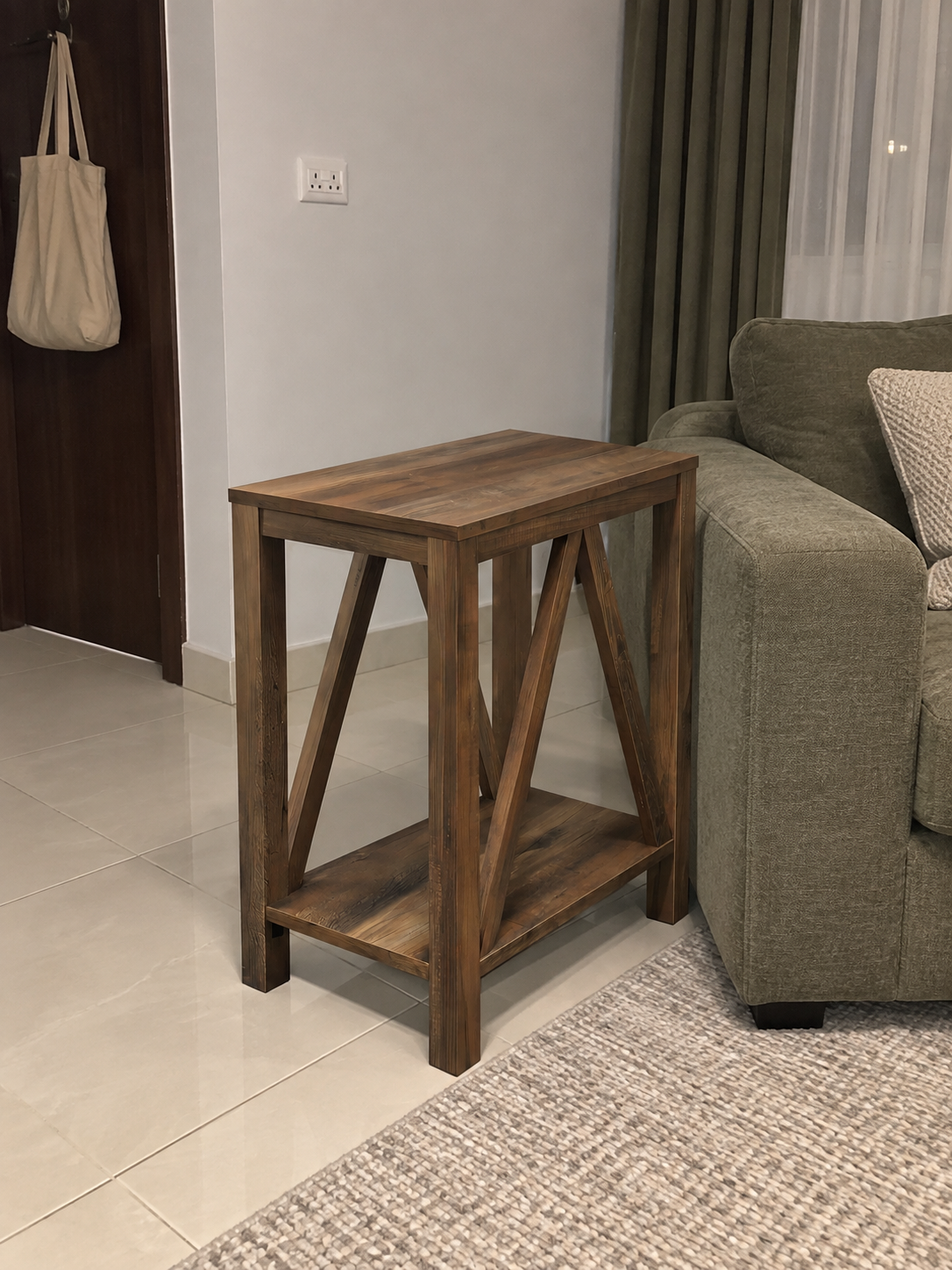 Petra Side Table — in a Saudi home