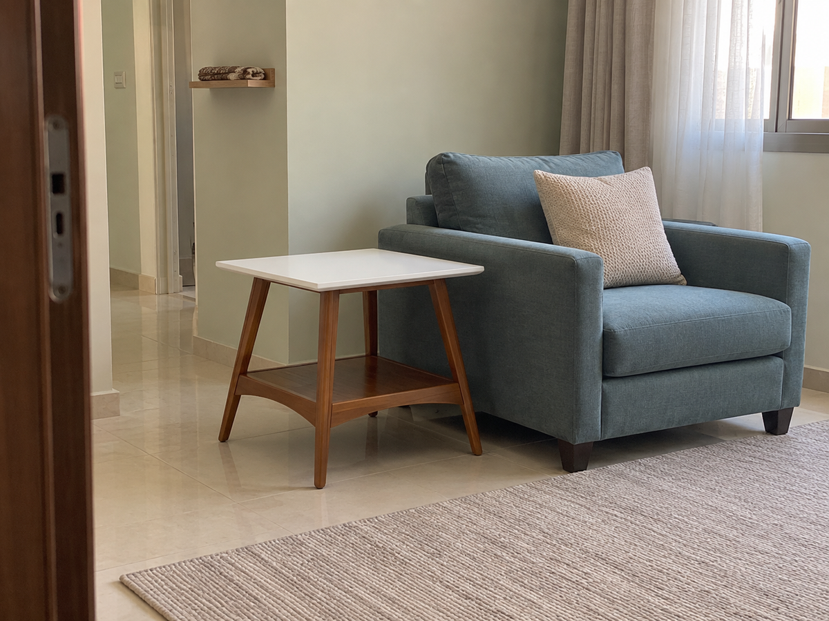 Willa Side Table — in a Saudi home