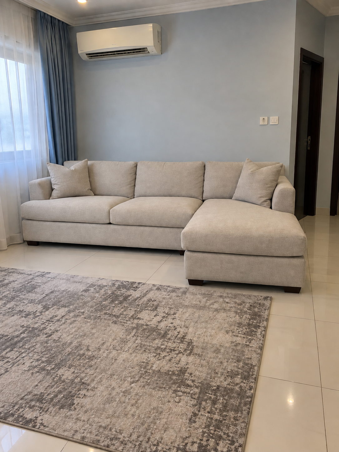 Charlie Sectional Sofa — in a Saudi home