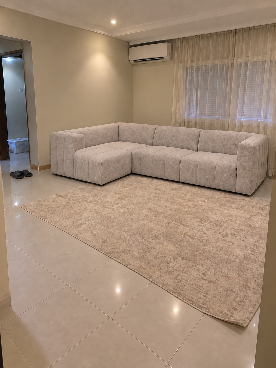 Louise Sectional Sofa — in a Saudi home