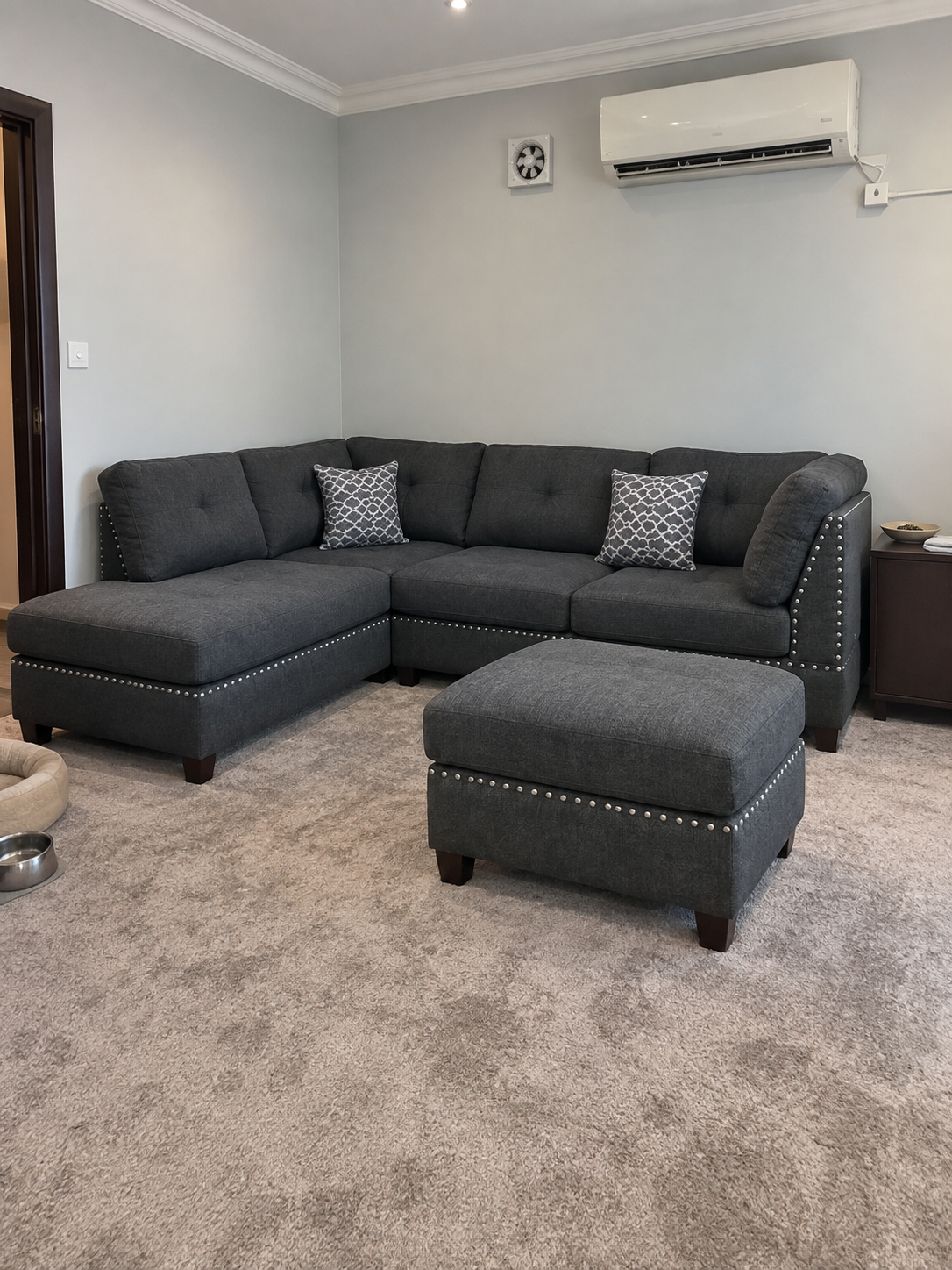 Hazel Sectional Sofa — in a Saudi home