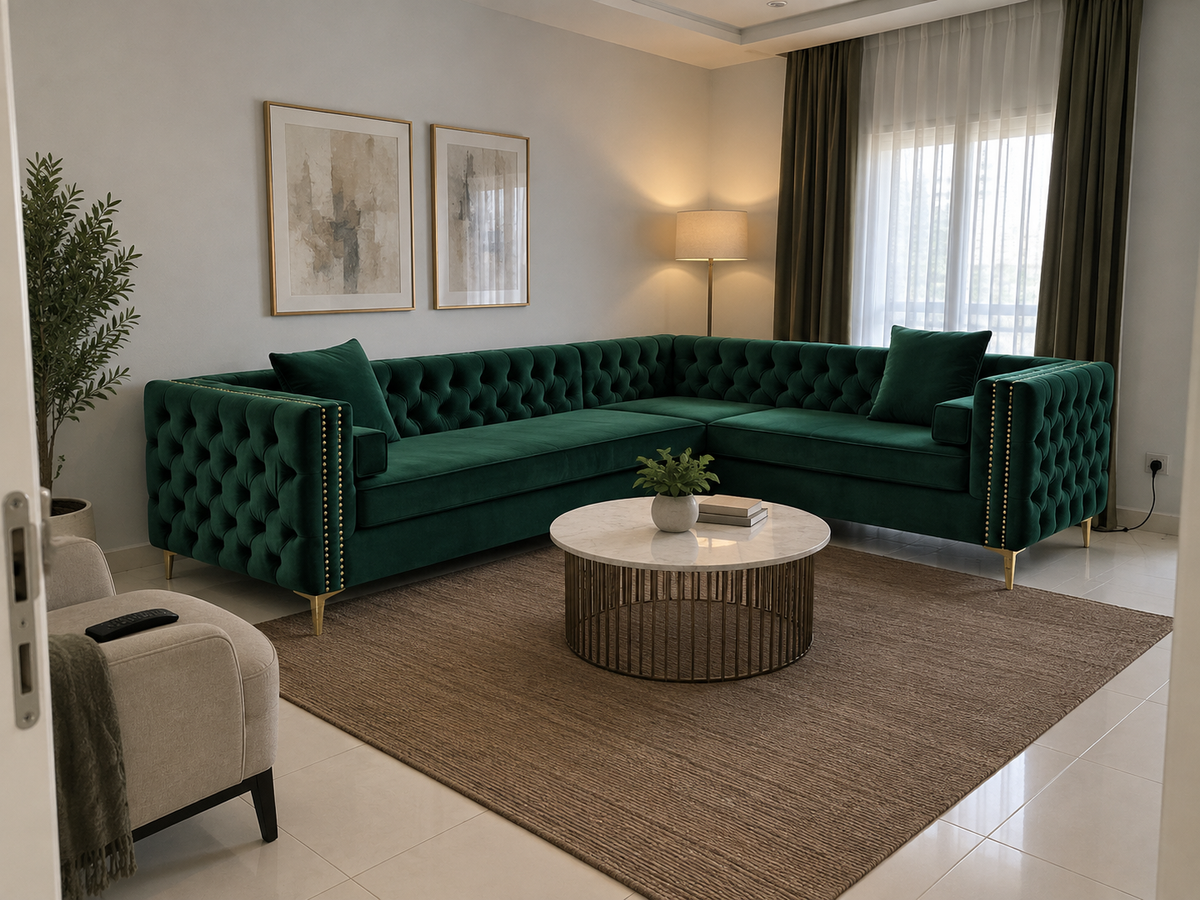 Baker Sectional Sofa in a KLIK customer's home