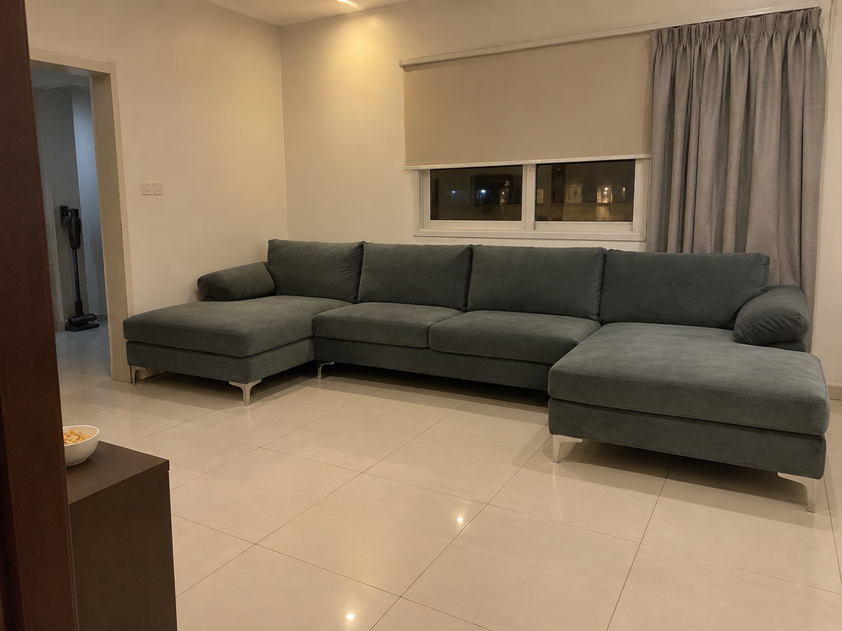 Delphine Sectional Sofa — in a Saudi home