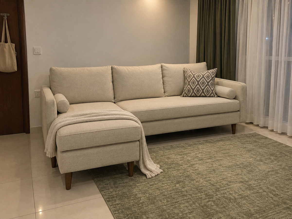 Joplin Sectional Sofa — in a Saudi home