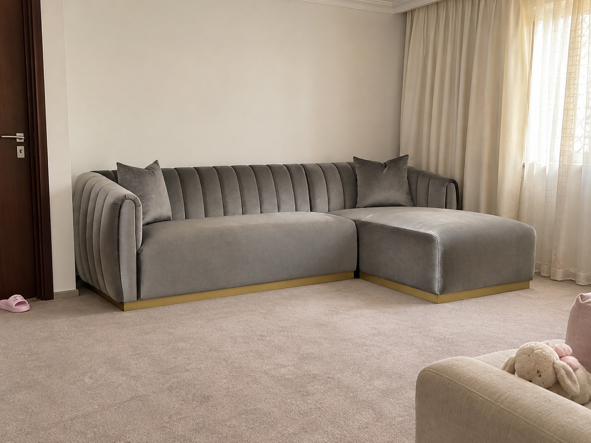 Elodie Sectional Sofa — in a Saudi home