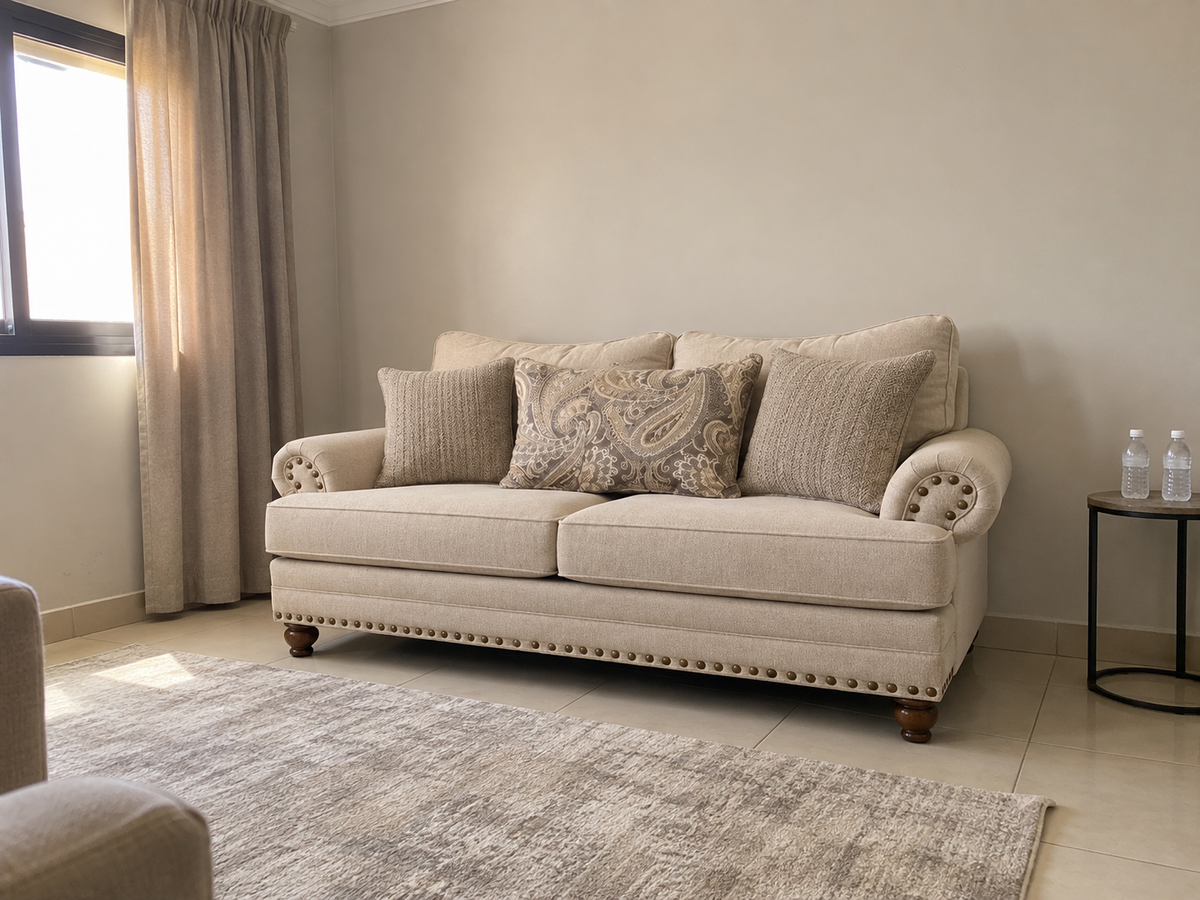 Juniper Sofa Set — in a Saudi home