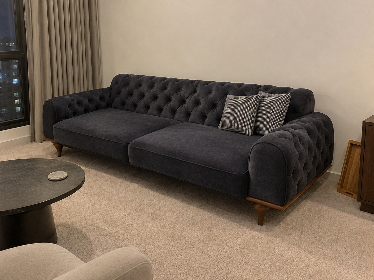 Carley Sofa Set — in a Saudi home
