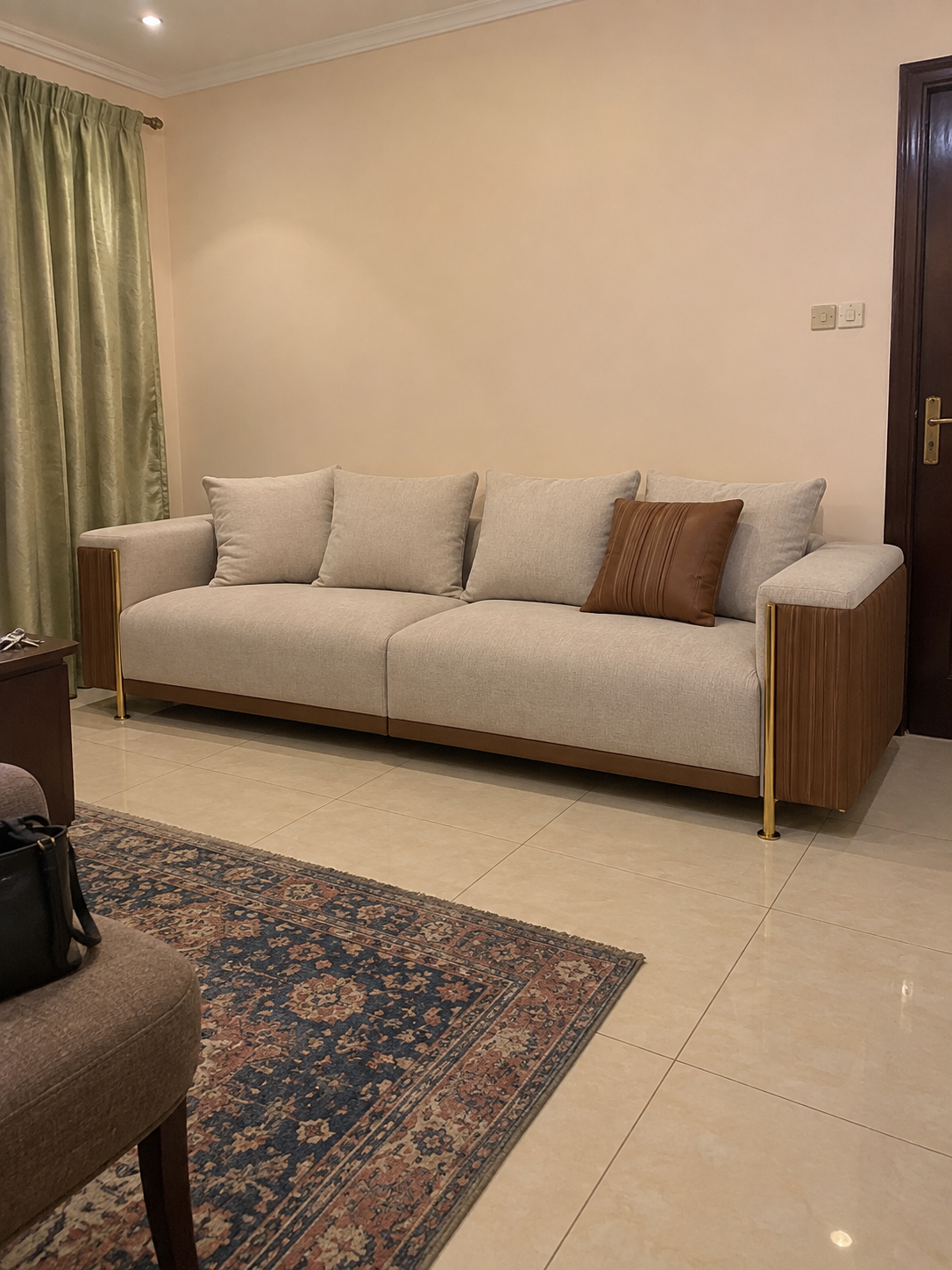 Deven Sofa Set — in a Saudi home