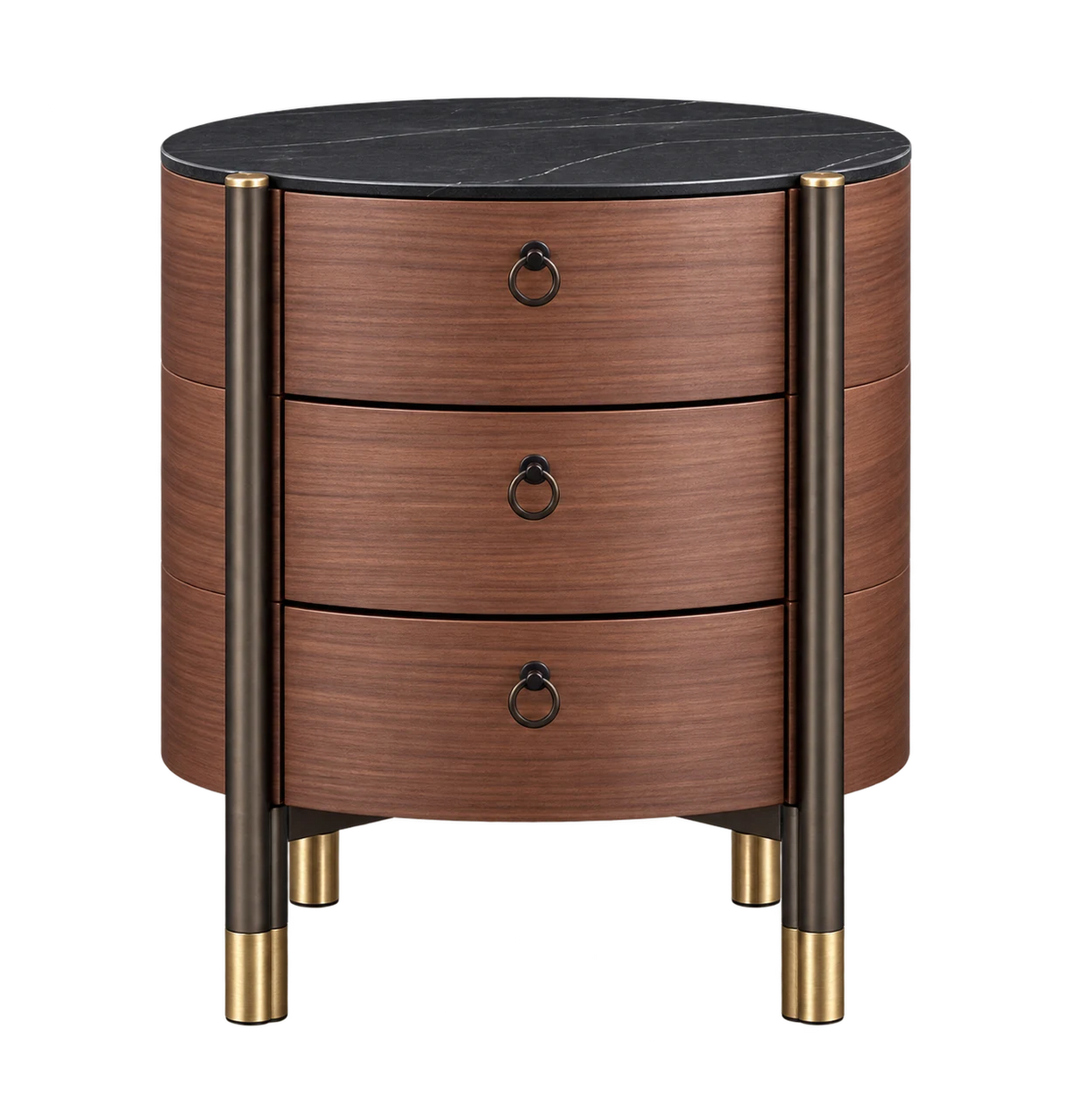 KLIK Dana Round Bedside — Bedside Table
