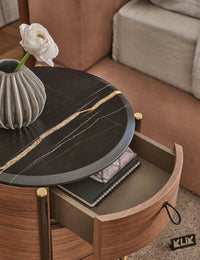 KLIK Dana Round Bedside — Bedside Table