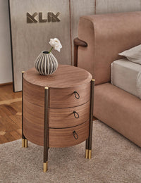 KLIK Dana Round Bedside — Bedside Table