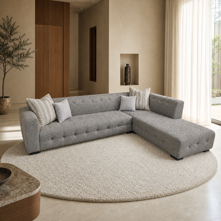 Piercy Sectional Sofa - lifestyle front-left view