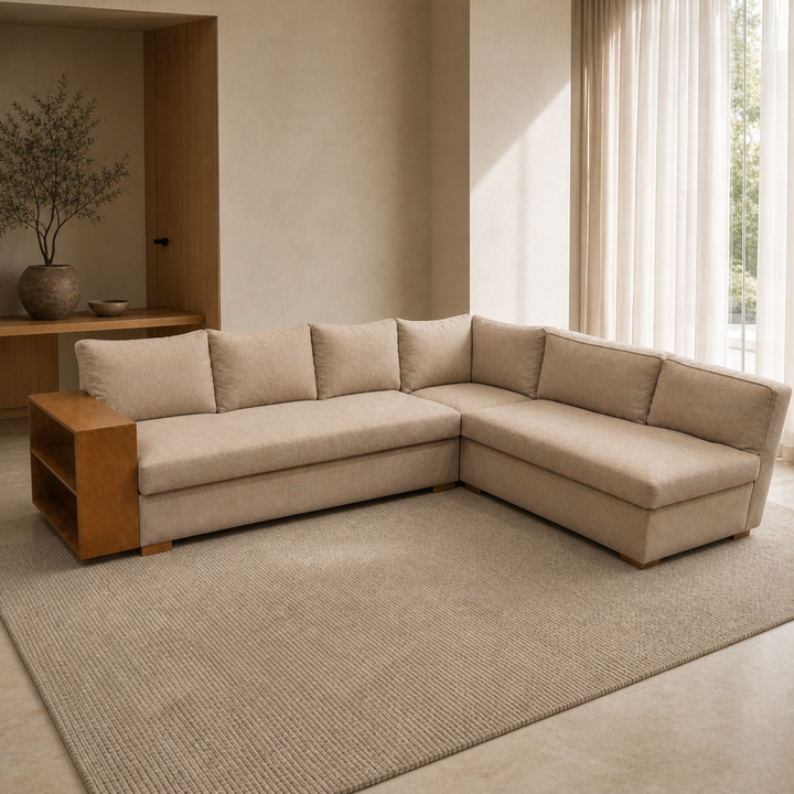 Terieh Sectional Sofa - lifestyle front-left view