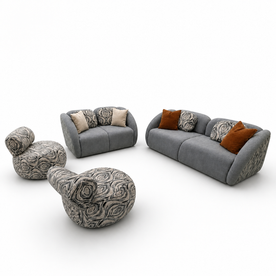 TV Sofa-Set - white background product view