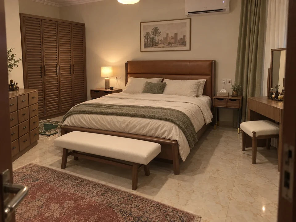 
Athar Bedroom Set — in a Saudi home