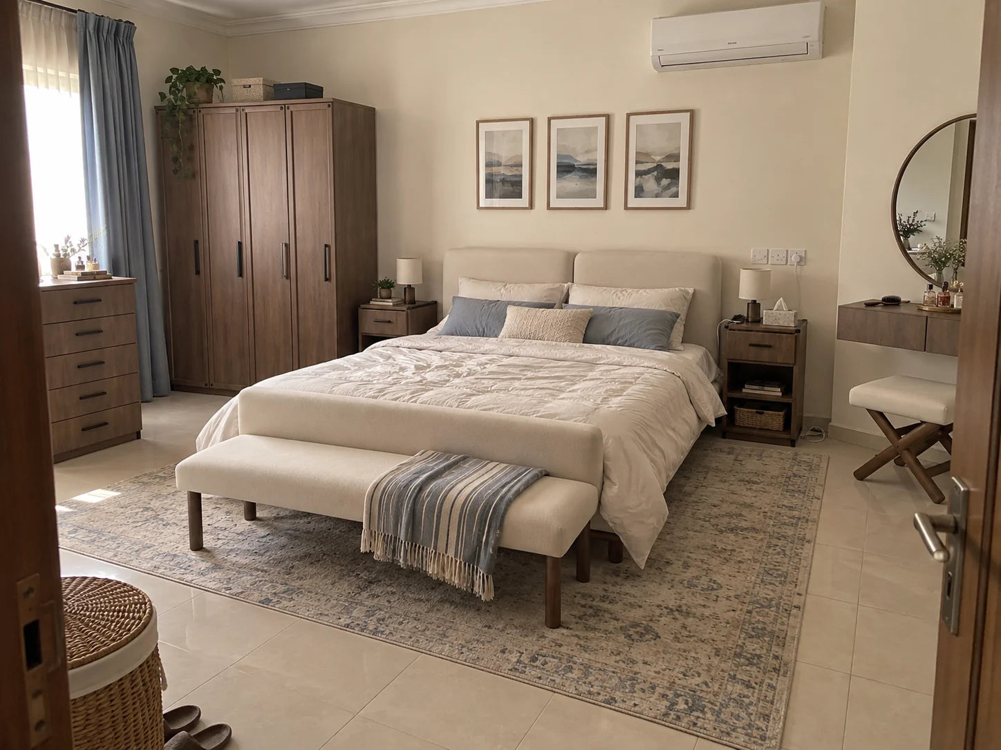 KLIK Rimal Bedroom Set — in a home bedroom