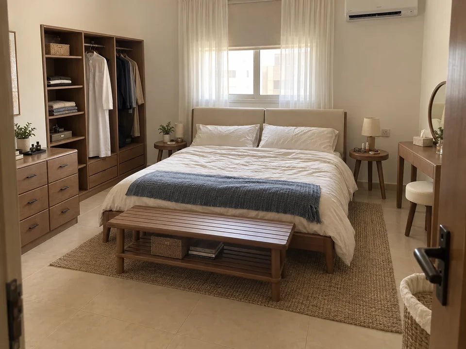 
Mada Tripod Bedside — in a Saudi home