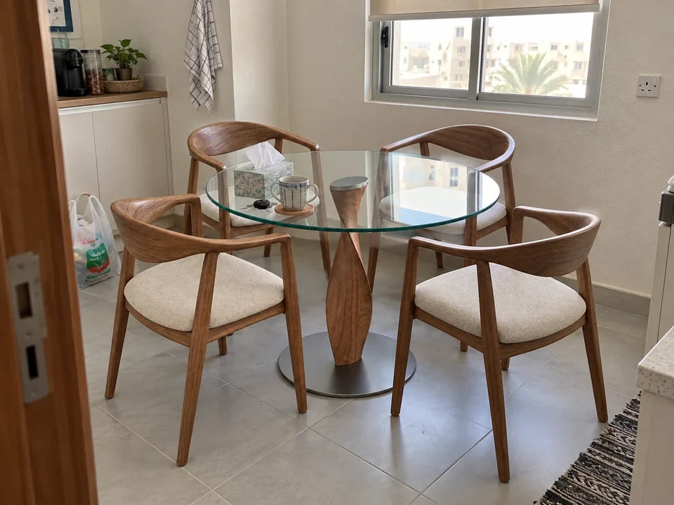 
Falak Dining Set — in a Saudi home