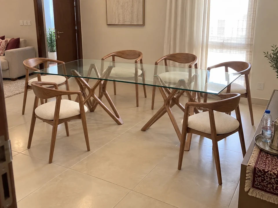 
Hala Dining Set — in a Saudi home