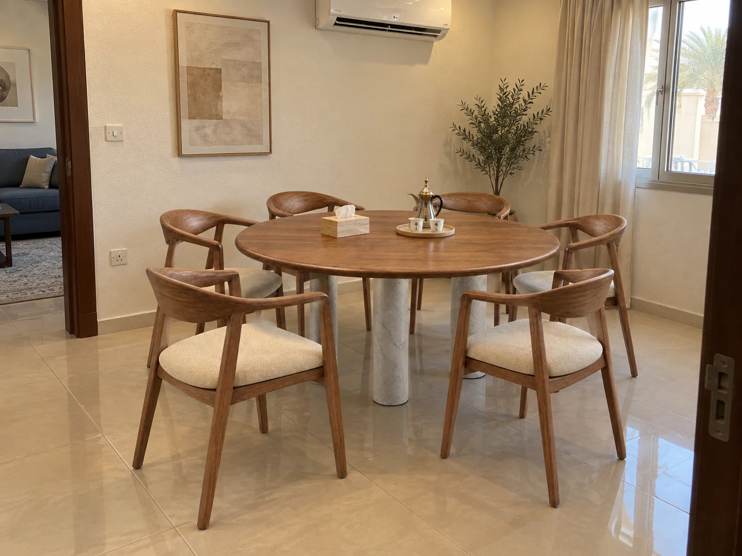 KLIK Wasl — Dining Set — in a home dining area