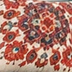 Mauve floral fabric swatch