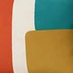Yellow pattern fabric swatch