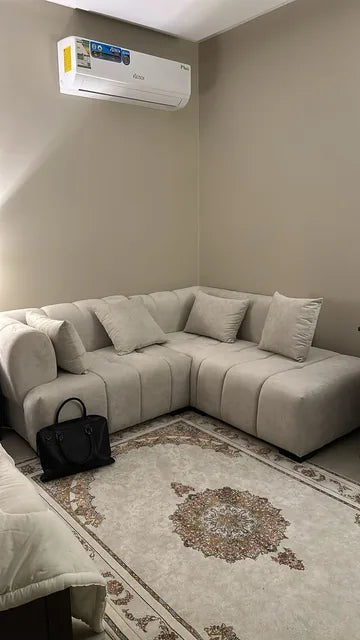 A compact corner in a customer room — KLIK customer-home photograph