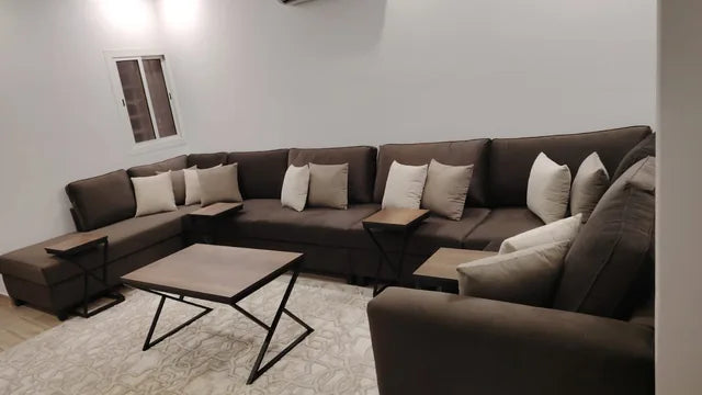 Another view of the brown majlis — KLIK customer-home photograph