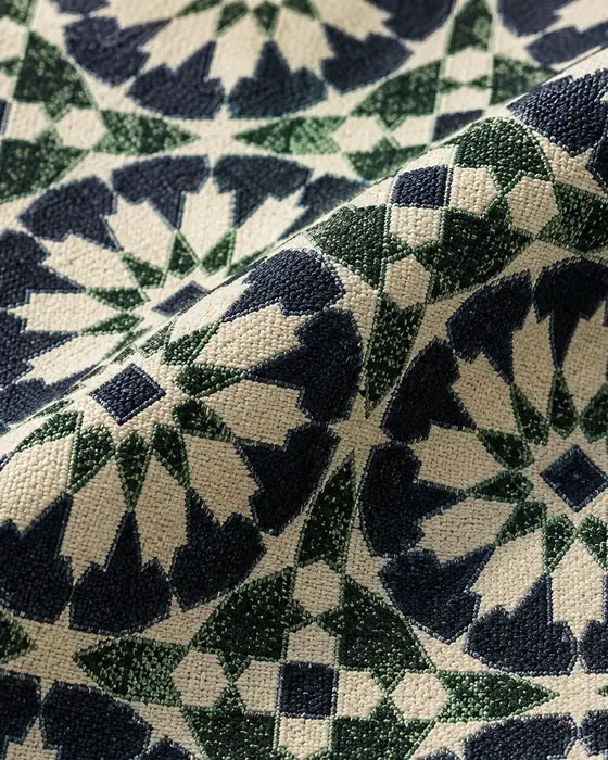 Humjoli jacquard fabric, up close