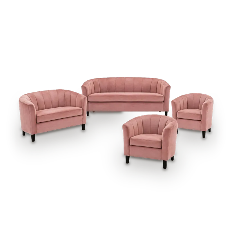 Gracie sofa set, 7 seats: 3-seat sofa, 2-seat sofa and 2 armchairs