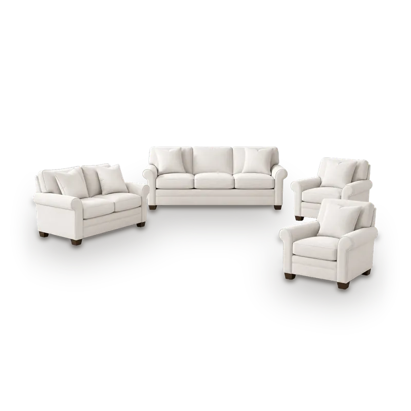 Lyra sofa set, 7 seats: 3-seat sofa, 2-seat sofa and 2 armchairs