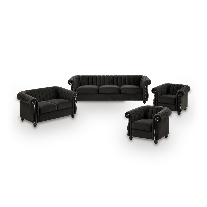 Lucia sofa set, 7 seats: 3-seat sofa, 2-seat sofa and 2 armchairs