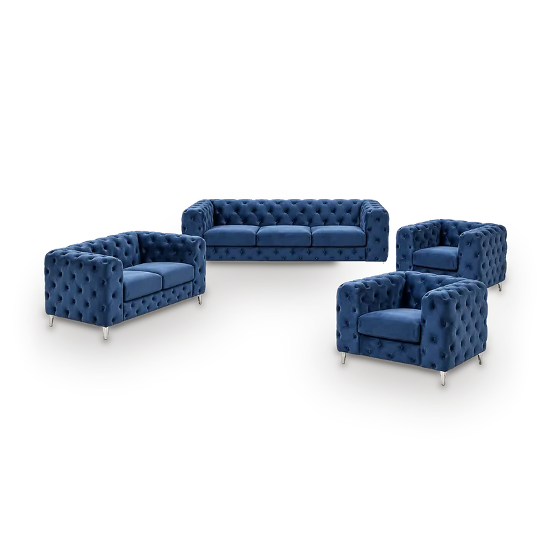 Lyric sofa set, 7 seats: 3-seat sofa, 2-seat sofa and 2 armchairs