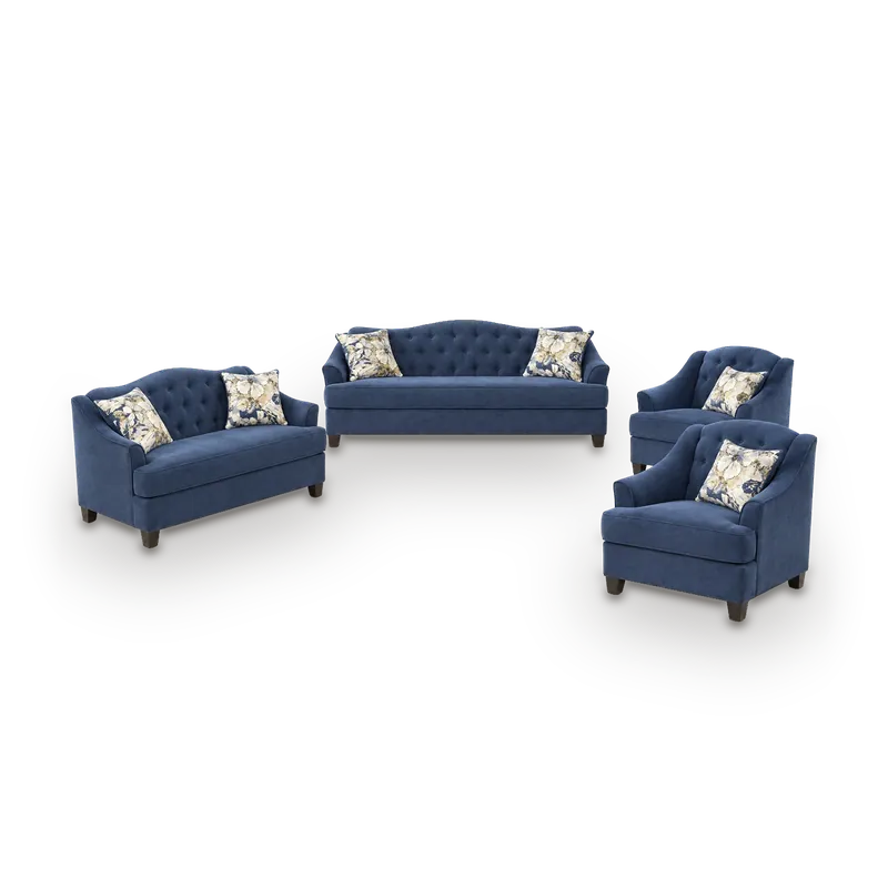 Jade sofa set, 7 seats: 3-seat sofa, 2-seat sofa and 2 armchairs