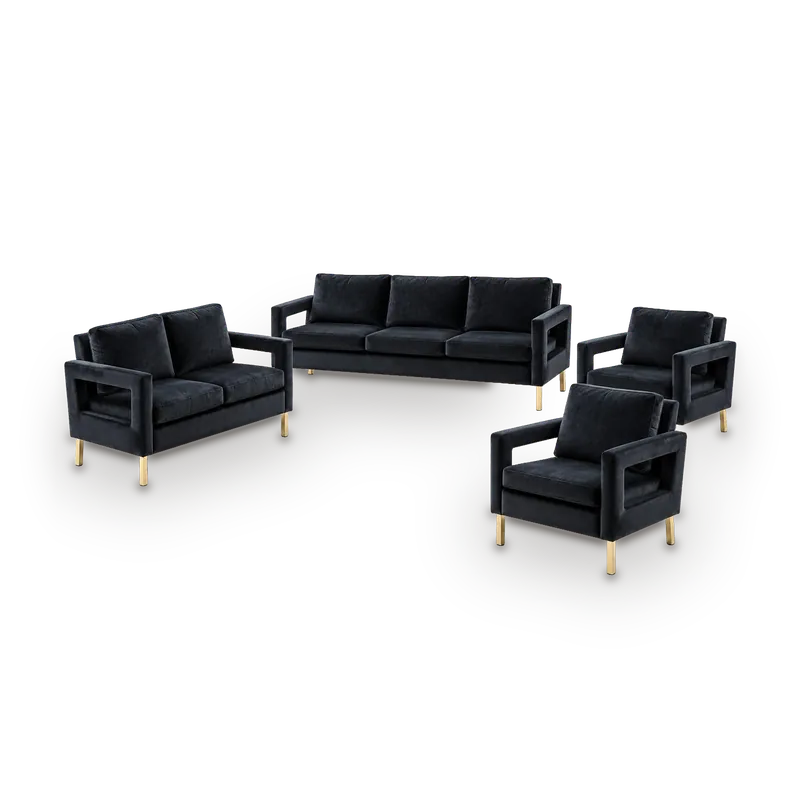 Heidi sofa set, 7 seats: 3-seat sofa, 2-seat sofa and 2 armchairs